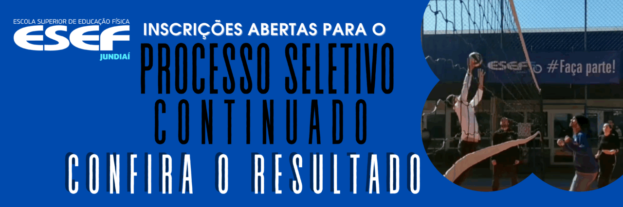 Resultado proc. seletivo continuado 2º sem – 2025