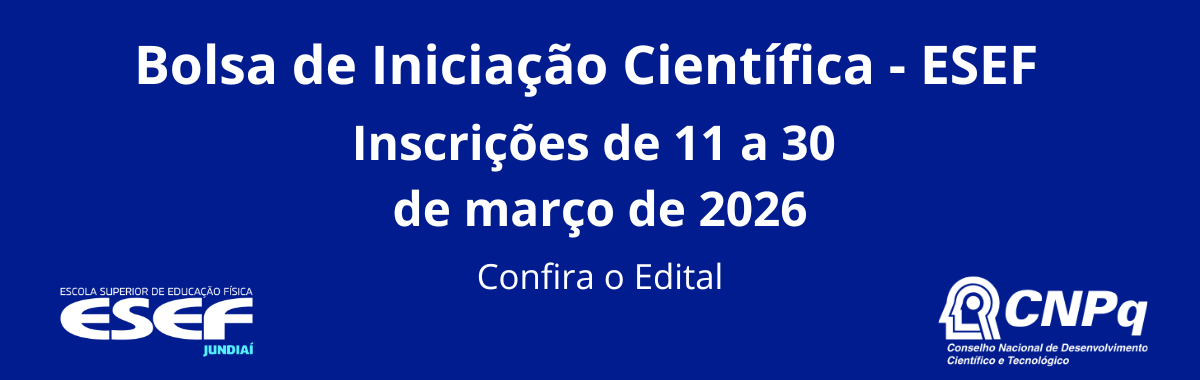 Inscrições para bolsa de Iniciação Científica